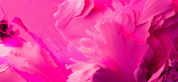 Abstract Peony Petals Hot Pink wallpaper - Aesthetic Pink Wallpa.