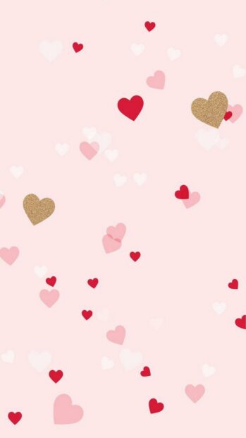 Aesthetic Valentine Wallpaper Cute Background.