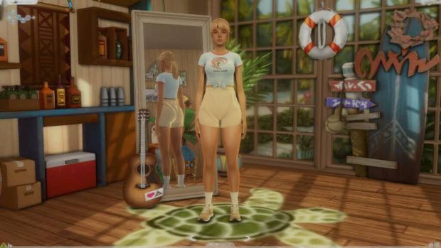 Aloha Sims 4 CAS Background by Ellcrze.