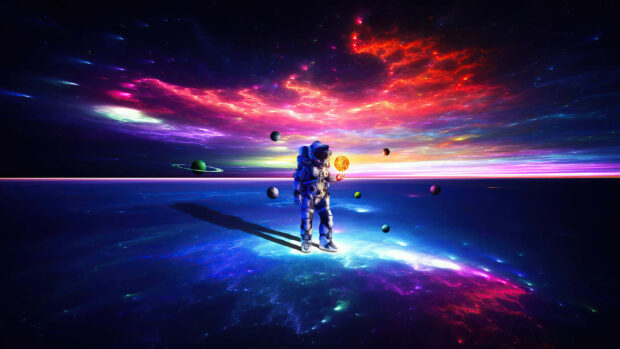 Astronaut HD Desktop Background.