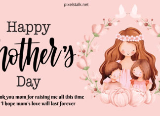 Awesome Happy Mother Day 2024 Wallpaper HD.