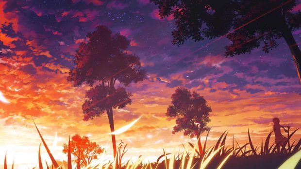 Beautiful Anime Background.