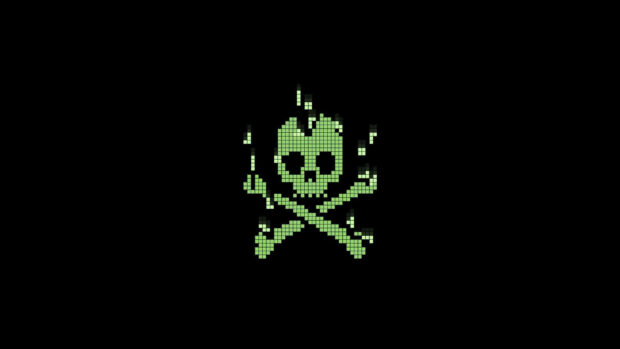 Beware of the Hazardous Skull Wallpaper.