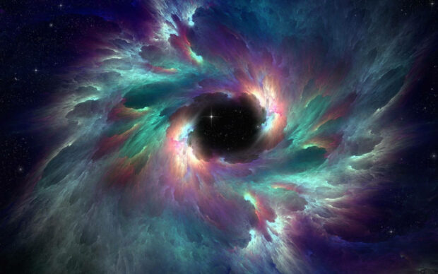 Black Hole Space Wallpaper HD 1080p.