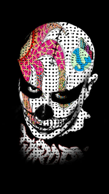 Crazy Mexican Face Paint Wallpaper Mobile.