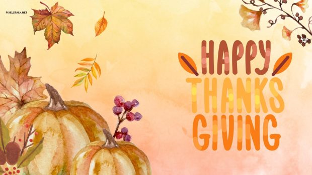 Cute Thanksgiving Background.