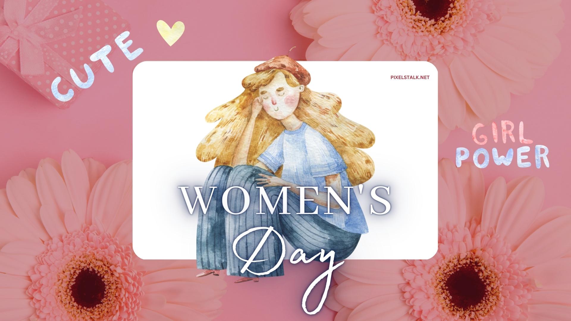 Cutest Womens Day Desktop Wallpaper.