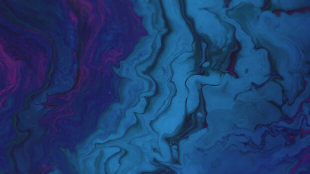 Dark Blue Purple Liquify Abstract Desktop Wallpaper HD.