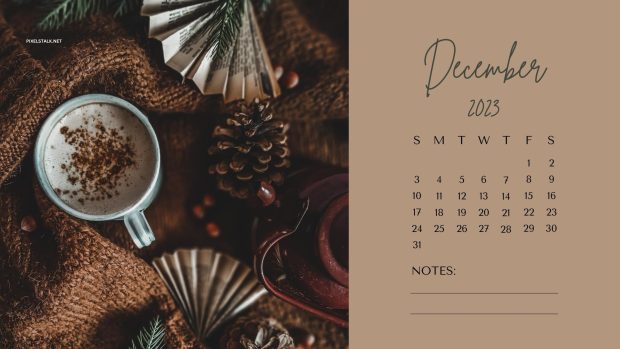 December 2023 Calendar Backgrounds HD 1080p.