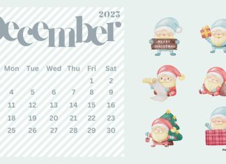 December 2023 Calendar HD Wallpaper Free download.