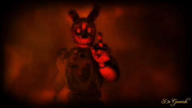 FNAF 3 Springtrap HD Wallpaper.