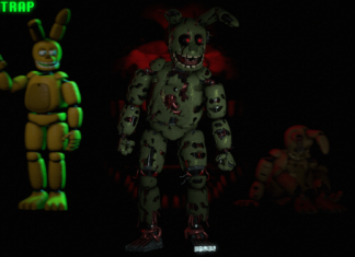 FNAF 3 wallpaper Springtrap for Desktop.