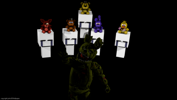 Fnaf 3 Wallpaper Springtrap.