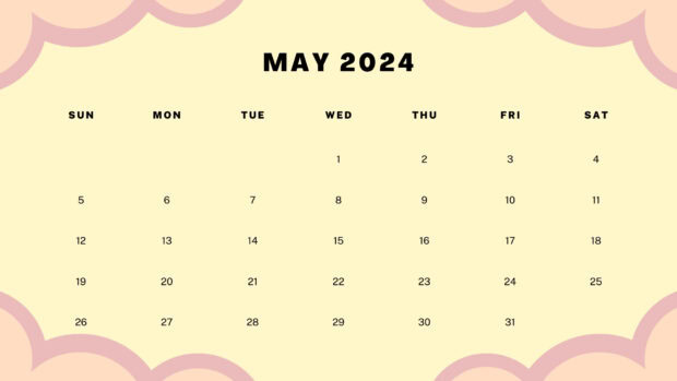 May 2024 Calendar Desktop Wallpapers Free Download