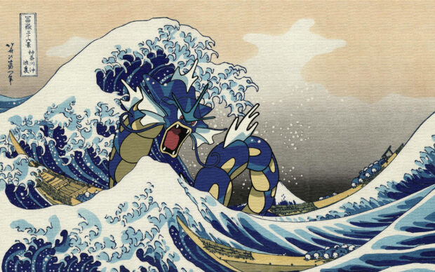 Gyarados Pokemon HD Wallpaper Free download.