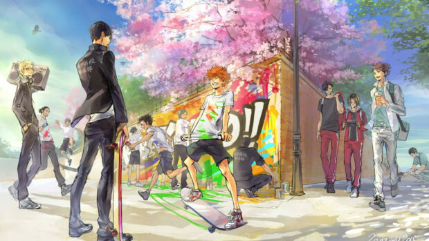 Haikyuu Art Image.