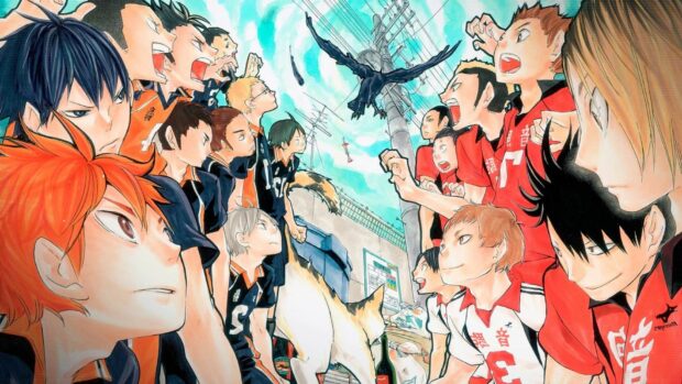 Haikyuu Background Wallpaper.