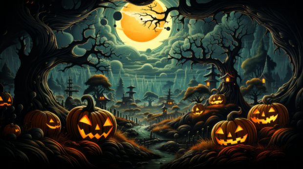 Hallowen Computer Wallpaper.