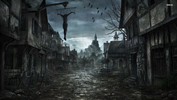 Hallowen Wide Screen Wallpaper.