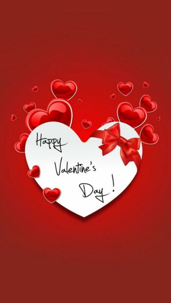 Happy Valentines Day iPhone Wallpaper 3D iPhone Wallpaper.