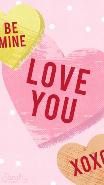 Heart Valentines Wallpaper Phone Love You.