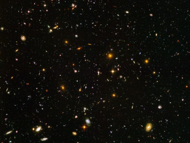 Hubble Deep Image Desktop Background Backgrounds.