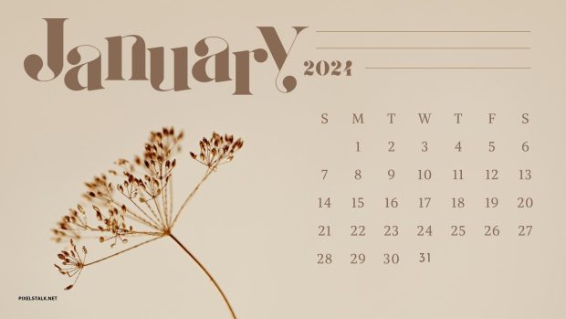 January 2024 Calendar Backgrounds Free Download.