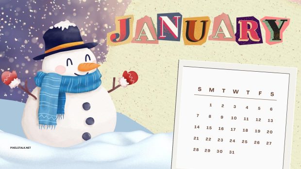 January 2024 Calendar Backgrounds High Resolution.