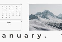 January 2024 Calendar HD Wallpaper Free download.