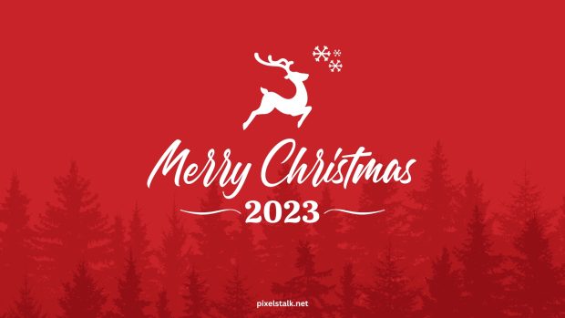 Merry Christmas 2023 Wallpaper HD for Desktop.