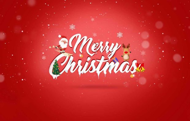 Merry Christmas Cute Wallpaper.