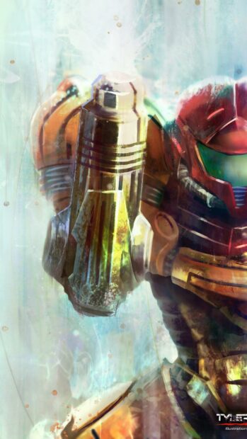 Metroid video games Samus Aran wallpaper mobile.