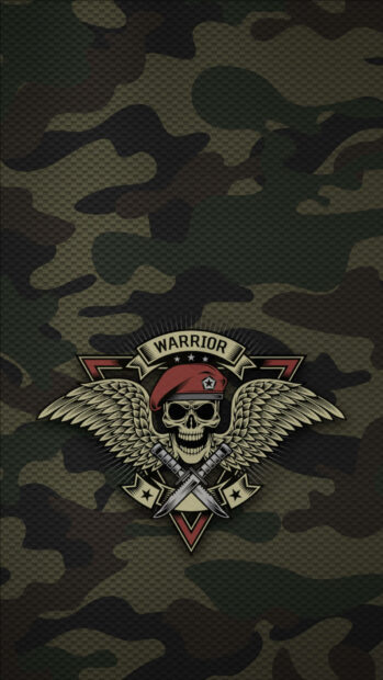 Military Gangster Skull Wallpaper Mobile.