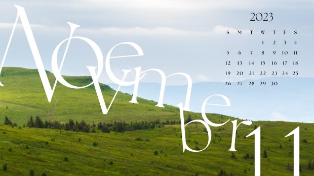 November 2023 Calendar Wallpaper Desktop.