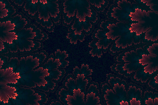 Ominous Red And Black Abstract Aesthetic Backgrounds HD.