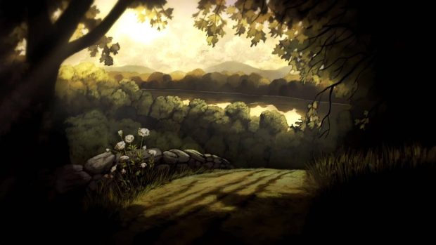 Over The Garden Wall Scenery Desktop Background.