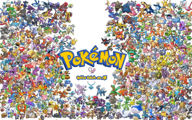 Pokémon Characters  Wallpaper Free Download.