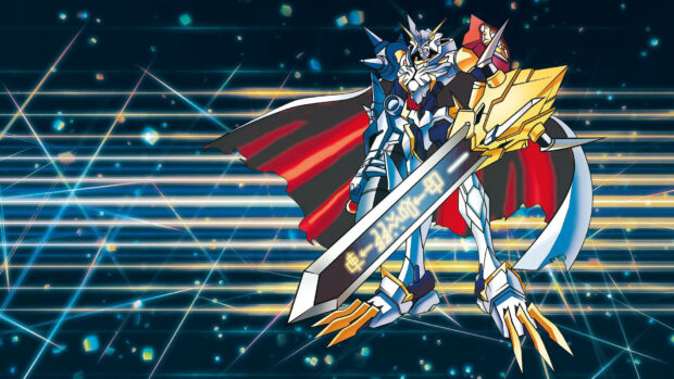 Powerful OmnimonX In Digimon HD Wallpaper.
