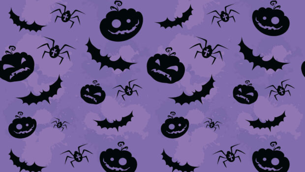 Purple Halloween Backgrounds for PC.