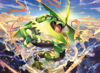 Rayquaza Free download Pokemon Wallpaper.