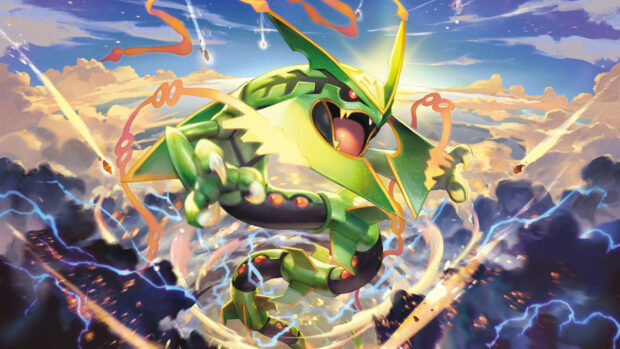 Rayquaza Free download Pokemon Wallpaper.