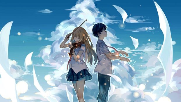 Romantic Anime Background HD.