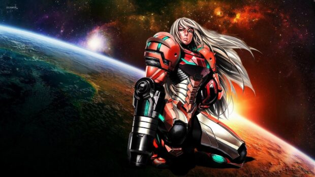 Samus Aran HD wallpaper.