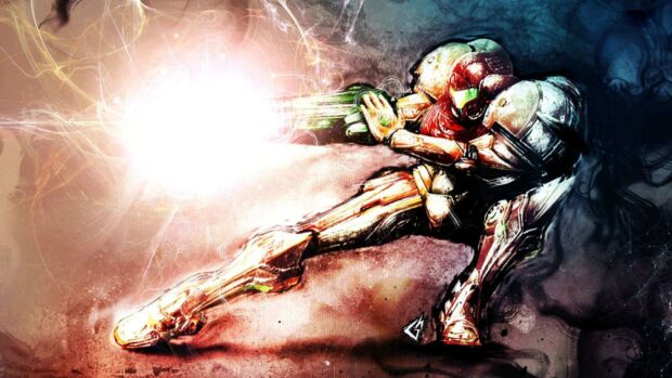 Samus Aran Metroid.