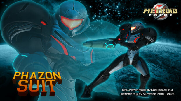 Samus Aran Phazon Suit Fanmade Wallpaper by DarkSSJShinji 1920x1080.