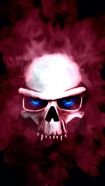 Smoky Skull Swag Wallpaper Android.