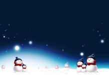 Snowman Desktop Background.