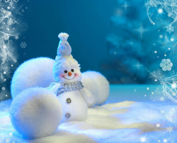 Snowman HD Wallpaper for Desktop.