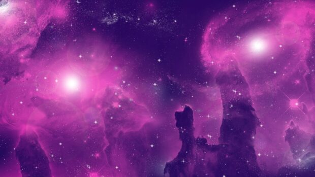 Space Purple Backgrounds for PC.