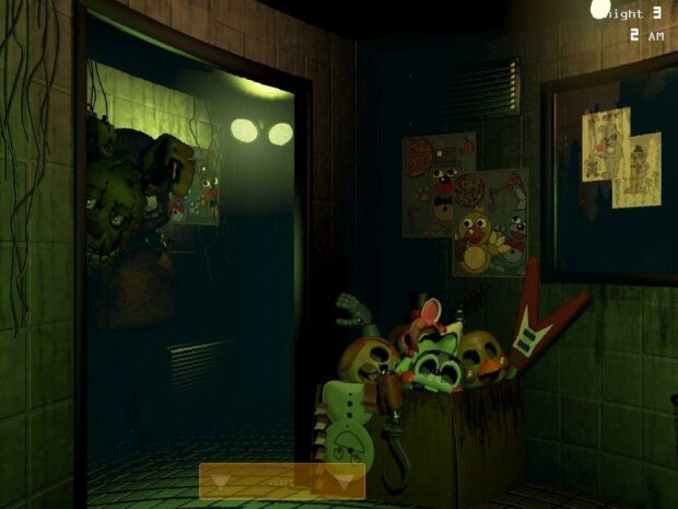Springtrap is ready  and waiting (SFM Wallpaper).